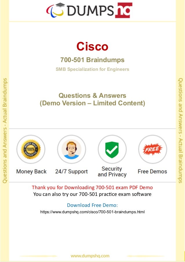 Cisco 700-501 Pdf